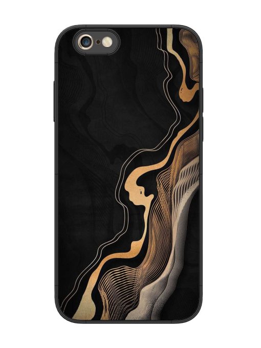 Abstract Art Glossy Metal TPU Phone Cover for Apple Iphone 6S Plus Zapvi