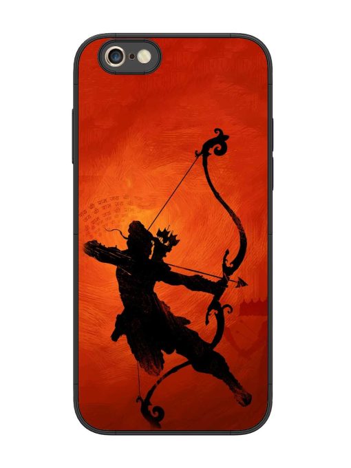 Illustration Lord Rama Glossy Metal Phone Cover for Apple Iphone 6S Plus Zapvi