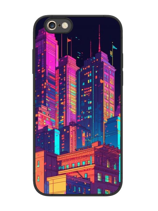 City View Glossy Metal Phone Cover for Apple Iphone 6S Plus Zapvi