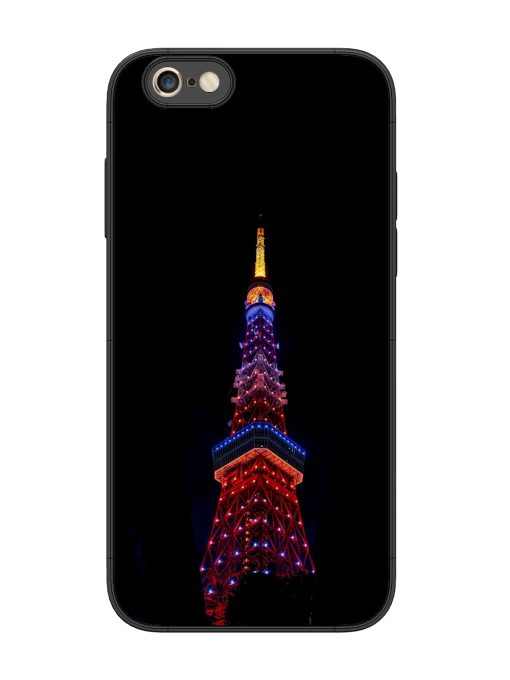 Eiffel Tower Night View Glossy Metal Phone Cover for Apple Iphone 6S Plus Zapvi