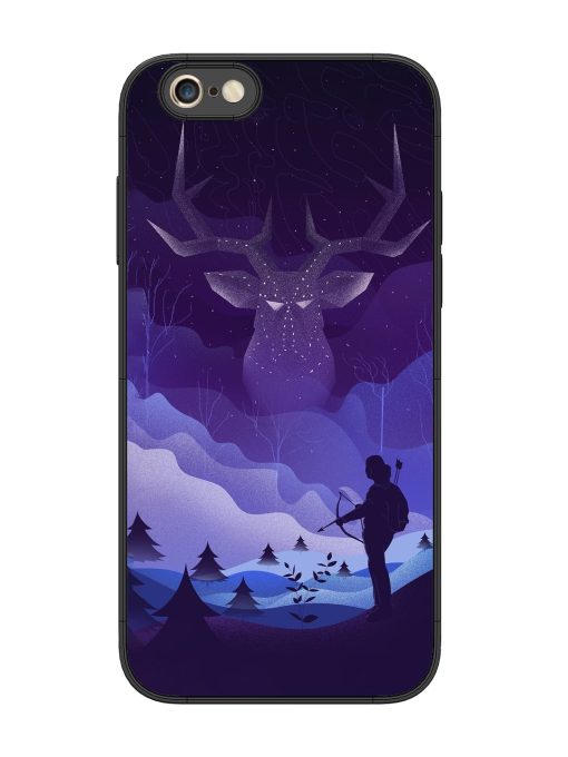 Deer Forest River Glossy Metal Phone Cover for Apple Iphone 6S Plus Zapvi