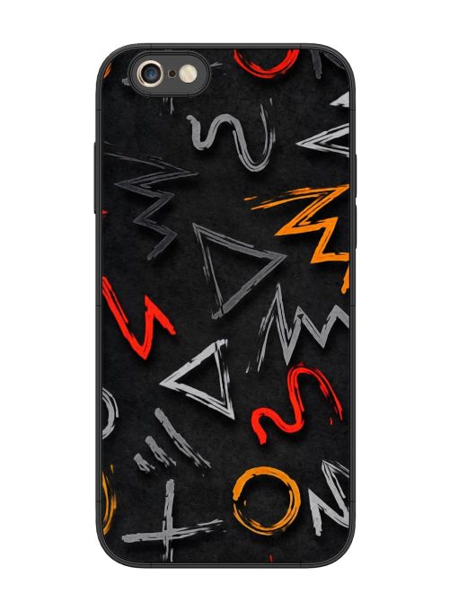 Grungy Graffiti Glossy Metal Phone Cover for Apple Iphone 6S Plus Zapvi