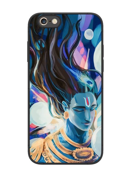 Bhagwan Sri Krishna Glossy Metal Phone Cover for Apple Iphone 6S Plus Zapvi