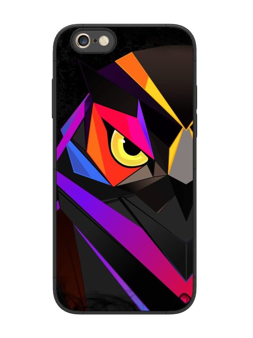 Wpap Owl Glossy Metal Phone Cover for Apple Iphone 6S Plus Zapvi