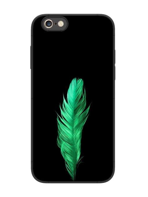 Feather Texture Glossy Metal Phone Cover for Apple Iphone 6S Plus Zapvi