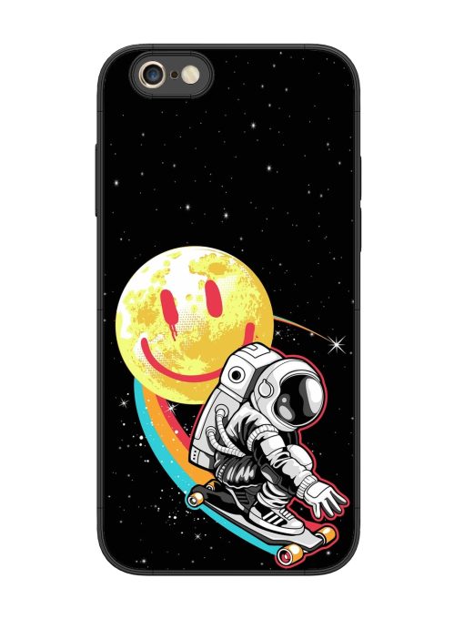 Astronaut Art Glossy Metal Phone Cover for Apple Iphone 6S Plus Zapvi