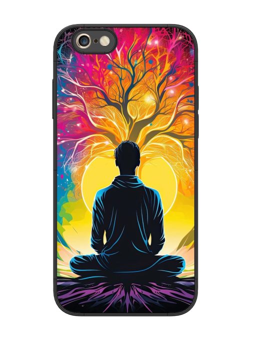 Mind Colourful Glossy Metal Phone Cover for Apple Iphone 6S Plus Zapvi