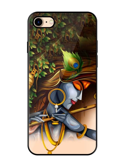 Krishna Glossy Metal Phone Cover for Apple Iphone 7 Zapvi