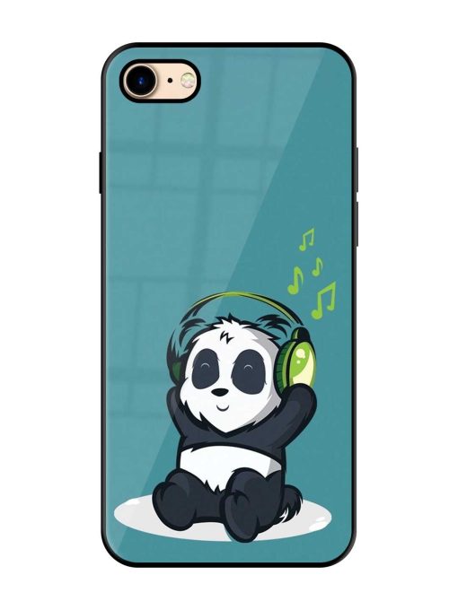 Music Panda Glossy Metal Phone Cover for Apple Iphone 7 Zapvi