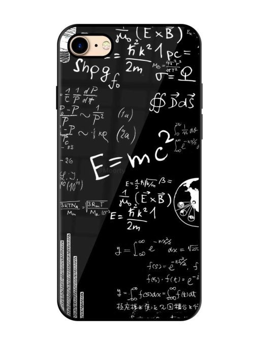 E=Mc2 Mass?Energy Equivalence Glossy Metal Phone Cover for Apple Iphone 7 Zapvi