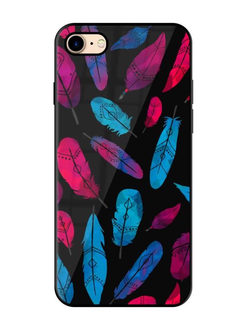 Feather Art Glossy Metal Phone Cover for Apple Iphone 7 Zapvi