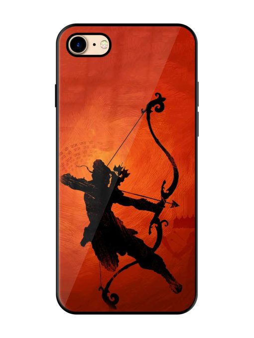 Illustration Lord Rama Glossy Metal Phone Cover for Apple Iphone 7 Zapvi