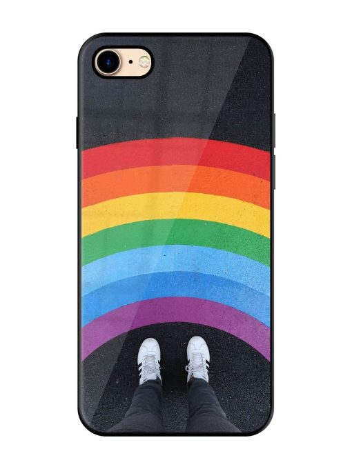 Legs Rainbow Glossy Metal TPU Phone Cover for Apple Iphone 7 Zapvi