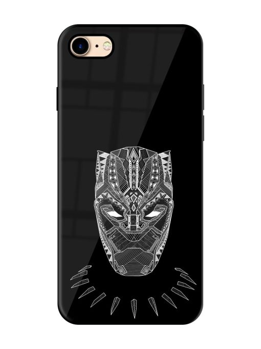 Fictional Art Glossy Metal Phone Cover for Apple Iphone 7 Zapvi