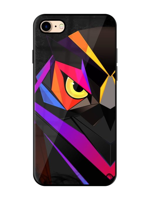 Wpap Owl Glossy Metal Phone Cover for Apple Iphone 7