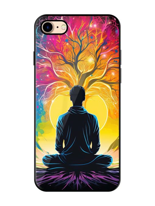 Mind Colourful Glossy Metal Phone Cover for Apple Iphone 7