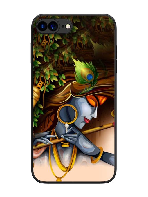 Krishna Glossy Metal Phone Cover for Apple Iphone 7 Plus Zapvi