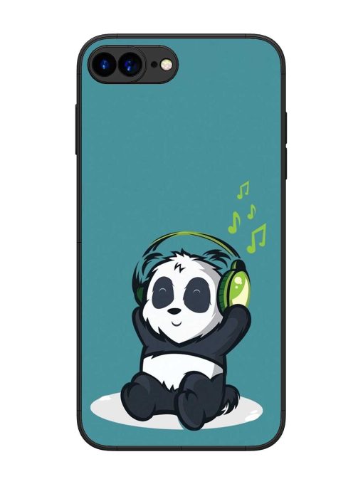 Music Panda Glossy Metal Phone Cover for Apple Iphone 7 Plus Zapvi