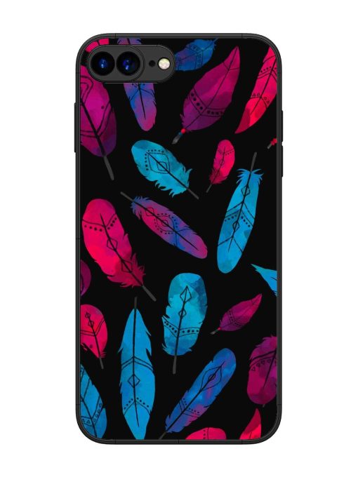 Feather Art Glossy Metal Phone Cover for Apple Iphone 7 Plus Zapvi