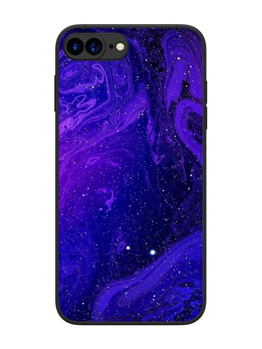 Galaxy Acrylic Abstract Art Glossy Metal Phone Cover for Apple Iphone 7 Plus Zapvi