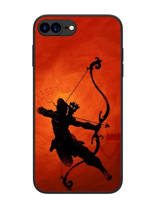 Illustration Lord Rama Glossy Metal Phone Cover for Apple Iphone 7 Plus Zapvi