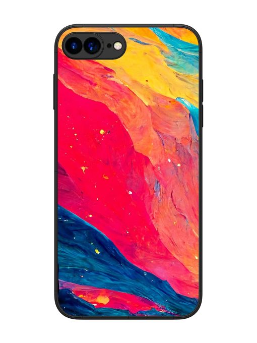 Starry Night Glossy Metal Phone Cover for Apple Iphone 7 Plus