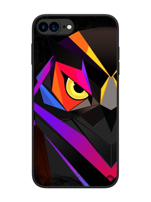 Wpap Owl Glossy Metal Phone Cover for Apple Iphone 7 Plus Zapvi