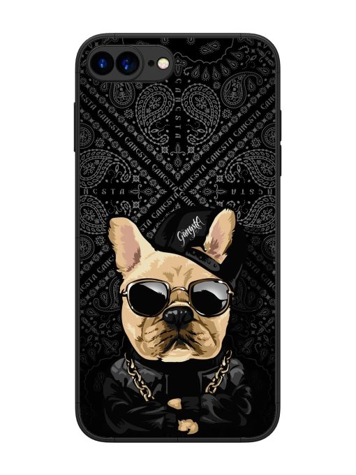 Gangsta Cool Sunmetales Dog Glossy Metal Phone Cover for Apple Iphone 7 Plus Zapvi