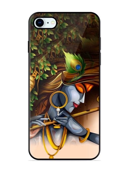 Krishna Glossy Metal Phone Cover for Apple Iphone 8 Zapvi