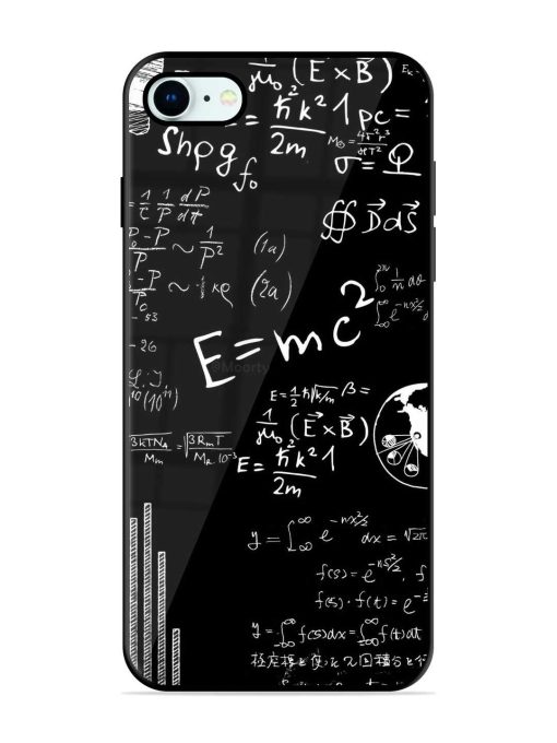 E=Mc2 Mass?Energy Equivalence Glossy Metal Phone Cover for Apple Iphone 8