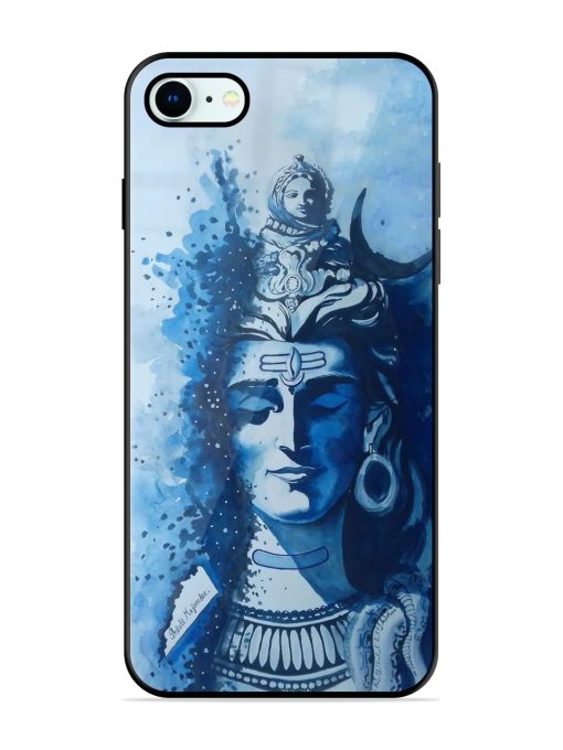 Shiv Art Glossy Metal Phone Cover for Apple Iphone 8