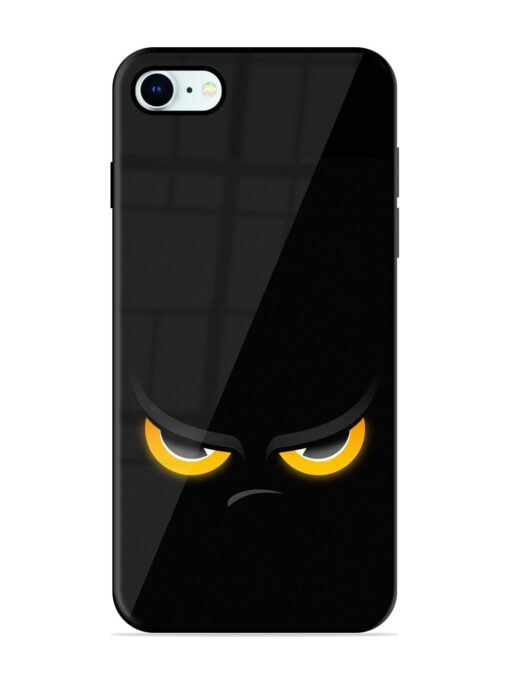 Scary Yellow Eye Glossy Metal TPU Phone Cover for Apple Iphone 8 Zapvi