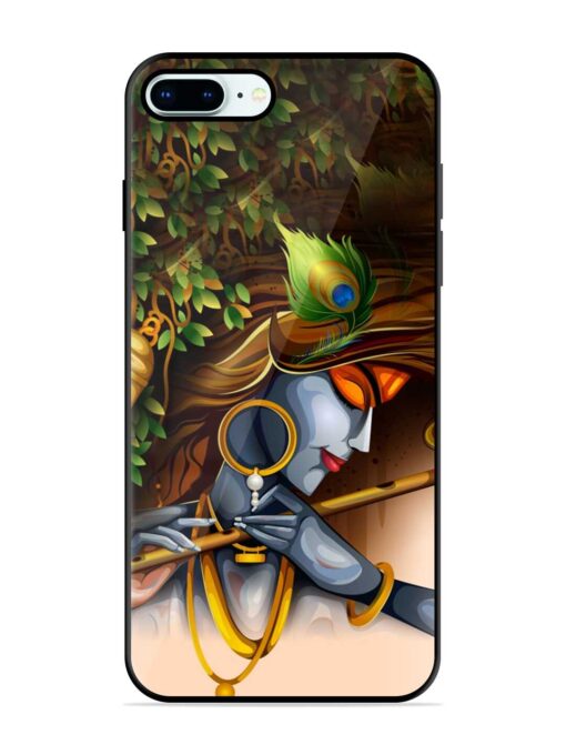 Krishna Glossy Metal Phone Cover for Apple Iphone 8 Plus Zapvi