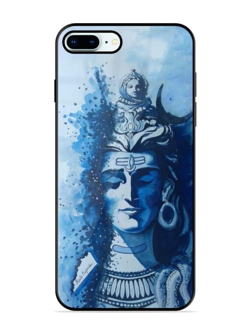 Shiv Art Glossy Metal Phone Cover for Apple Iphone 8 Plus Zapvi