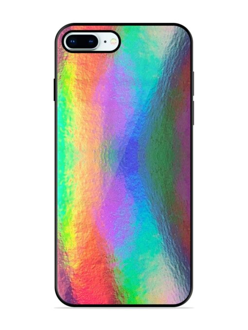 Colorful Holographic Background Glossy Metal TPU Phone Cover for Apple Iphone 8 Plus Zapvi