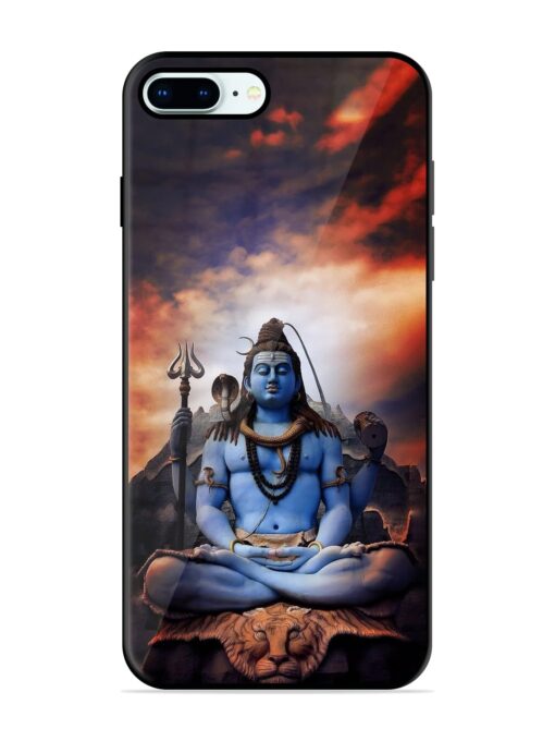 Jai Jai Shiv Glossy Metal Phone Cover for Apple Iphone 8 Plus Zapvi