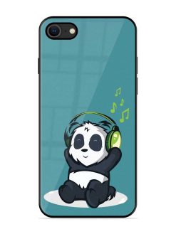 Music Panda Glossy Metal Phone Cover for Apple Iphone Se (2020)