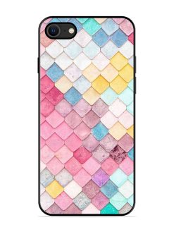 Fondos De Pantalla Glossy Metal Phone Cover for Apple Iphone Se (2020)