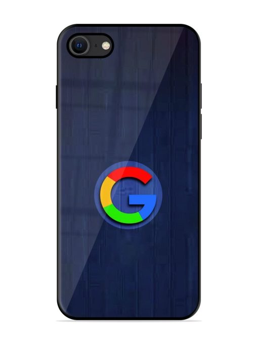 Google Logo Printed Glossy Metal TPU Phone Cover for Apple Iphone Se (2020) Zapvi