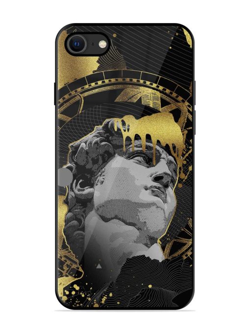 Roman Face Glossy Metal Phone Cover for Apple Iphone Se (2020)