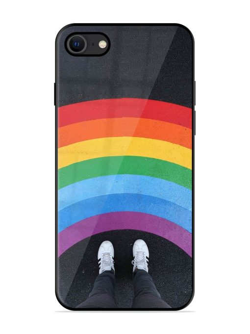 Legs Rainbow Glossy Metal TPU Phone Cover for Apple Iphone Se (2020) Zapvi