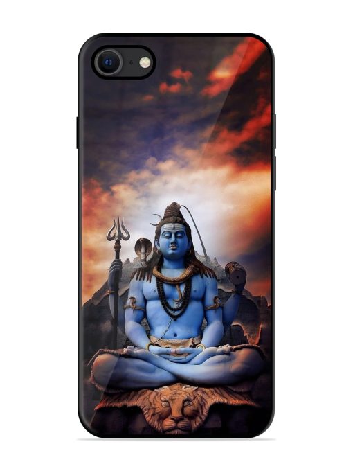 Jai Jai Shiv Glossy Metal Phone Cover for Apple Iphone Se (2020)