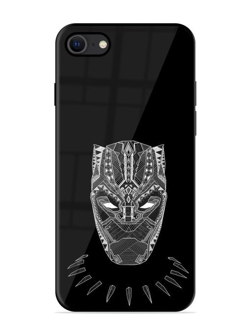 Fictional Art Glossy Metal Phone Cover for Apple Iphone Se (2020)