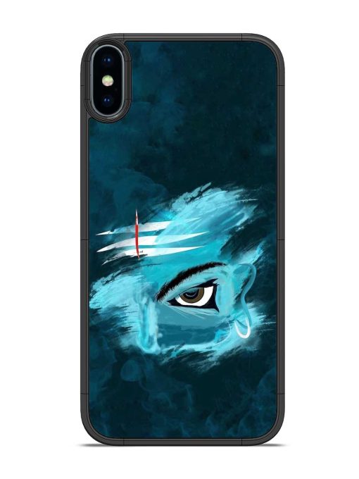 Lord Shiva Glossy Metal Phone Cover for Apple Iphone X