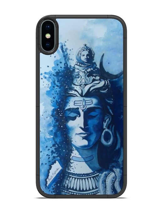 Shiv Art Glossy Metal Phone Cover for Apple Iphone X