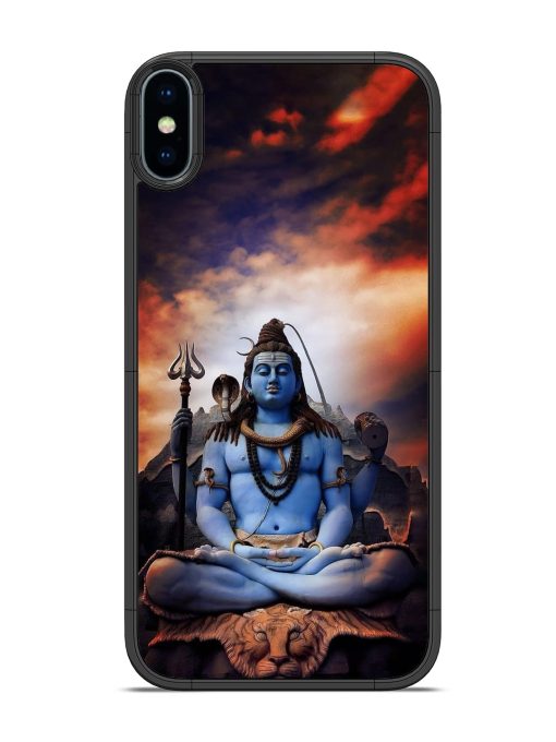 Jai Jai Shiv Glossy Metal Phone Cover for Apple Iphone X Zapvi