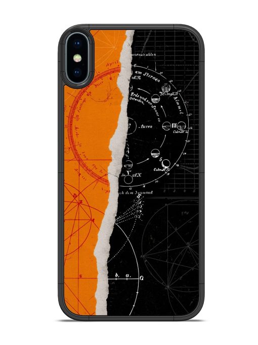 Planning Zoning Glossy Metal Phone Cover for Apple Iphone X