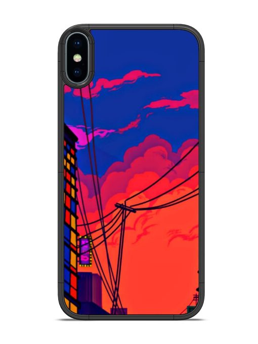 Sky At Morning Glossy Metal Phone Cover for Apple Iphone X Zapvi