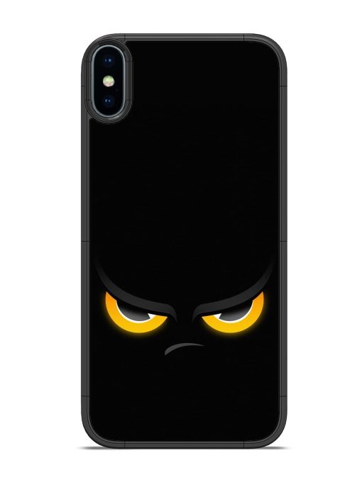 Cartoon Eye Glossy Metal Phone Cover for Apple Iphone X