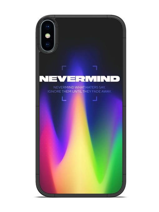 Nevermind Glossy Metal Phone Cover for Apple Iphone X